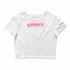 kirby's cleaning co2 Crop Top