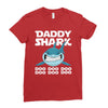 Daddy Shark Doo Doo Doo Ladies Fitted T-Shirt