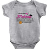 makeup to basketball Baby Onesie
