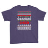 santa only comes once a year grandad is always here to cheer Youth Tee