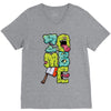zombie font V-Neck Tee