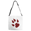 animal feet Adjustable Strap Totes