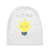 lit af kawaii light bulb Baby Beanies
