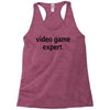 video game expert t shirt 3xl funny xbox ps3 nerdy geeky wii cod snipe Racerback Tank