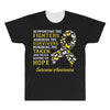 Supporting the Fighters Admiring the Survivors Honoring the Taken All Over Men's T-shirt