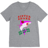Sister Shark -Shark Do Do Do V-Neck Tee