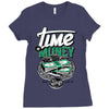 time money Ladies Fitted T-Shirt