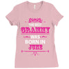 The Best Grammy Was Born In June Ladies Fitted T-Shirt