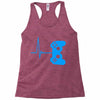 game heart beat Racerback Tank
