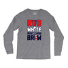 red white and brew Long Sleeve Shirts
