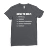 how to golf best trending Ladies Fitted T-Shirt