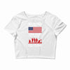 Stand For The Flag We Kneel For The Fallen Crop Top
