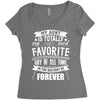 My Aunt Is Totally My Most Favorite Guy of All Time in the History of Women's Triblend Scoop T-shirt