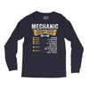 Mechanic Hourly Rate Long Sleeve Shirts