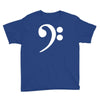 bass cleff funny Youth Tee