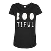boo tiful halloween Maternity Scoop Neck T-shirt