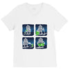 saving the world, one small step at a time V-Neck Tee
