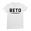 Beto For Senate With Stars Ladies Fitted T-Shirt