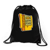 old school gaming king Drawstring Bags