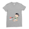 Cute Baby Painter's Dad Love Ladies Fitted T-Shirt