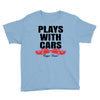 Plays With Cars Youth Tee