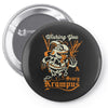 scary krampus Pin-back button