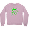 space invader 2 splat Crewneck Sweatshirt