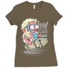 nerd attack Ladies Fitted T-Shirt