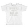my mother has the best son in the world Toddler T-shirt