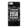 vintage made in 1950 perfectly aged a living legend iPhone 7 Case
