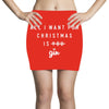 All I Want For Christmas Is You Mini Skirts