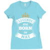 Legends Are Born In May Ladies Fitted T-Shirt