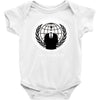 anonymous group occupy hacktivist pipa sopa acta   v for vendetta Baby Onesie
