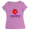 stylish retro hawaiian airlines Women's Triblend Scoop T-shirt