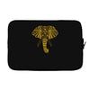 tribal print elephant geometric gold animals cool Laptop sleeve