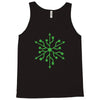 snowflake geek usb green Tank Top