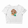 saved by the shell Crop Top