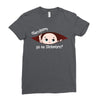 December Peeking Out Baby Boy in Spanish Ladies Fitted T-Shirt