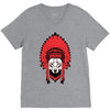 native america wolf V-Neck Tee