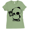 panda Ladies Fitted T-Shirt