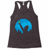 bat signal Racerback Tank