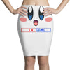 kirby gamer geek snes Pencil Skirts