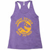 check yo'self before you rex yo'self Racerback Tank