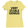 Very Stable Genius Ladies Fitted T-Shirt