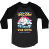 I Wish I Were A Unicorn So I Could Stab Idiots With My Head 3/4 Sleeve Shirt