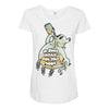 ghost just here for the boos Maternity Scoop Neck T-shirt