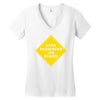 dark passenger on board Women's V-Neck T-Shirt