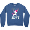 july born unicorns Crewneck Sweatshirt