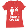game over Ladies Fitted T-Shirt