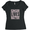 ginger lives matte Women's Triblend Scoop T-shirt